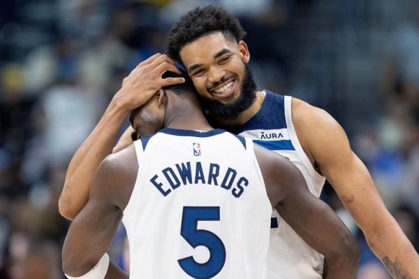 Karl-Anthony Towns and Anthony Edwards starred together with the Timberwolves.