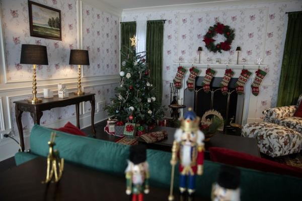 The inside of the "Home Alone" house